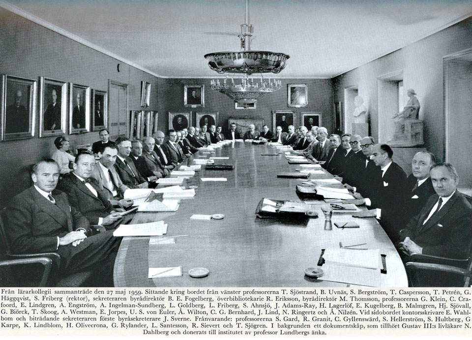 Fig. 9B. The meeting room in which the medical faculty met during 1946-1993.